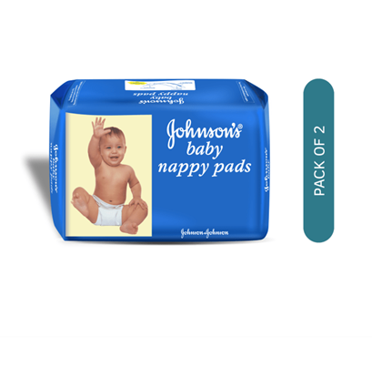 Picture of Johnsons Baby Nappy Pads Pack of 2