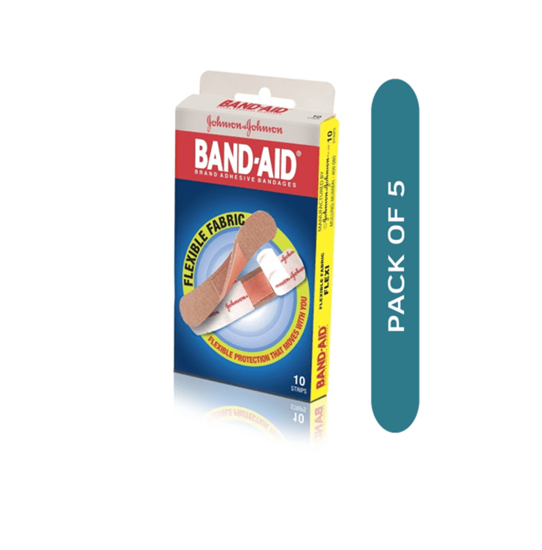 Picture of Johnsons Flexible Fabric Band-Aid (Strips) Pack of 5