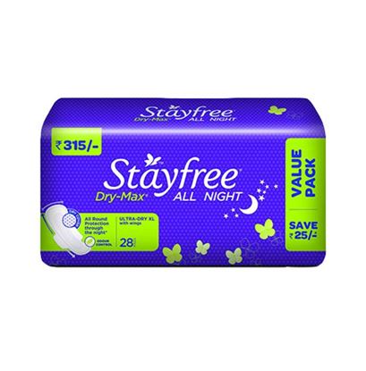 Picture of Stayfree Dry-Max All Night Pads