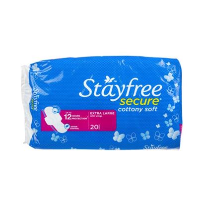 Picture of Stayfree Secure Cottony Soft with Wings - XL Pads