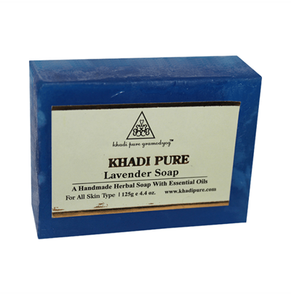Picture of Khadi Pure Herbal Lavender Soap Pack of 2