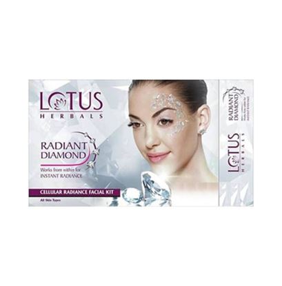 Picture of Lotus Herbals Radiant Diamond Cellular Radiance Single Facial Kit