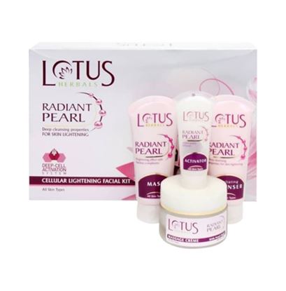Picture of Lotus Herbals Radiant Pearl Cellular Lightening Facial Kit