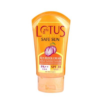 Picture of Lotus Herbals Safe Sun Sun Block Cream PA ++ SPF 30