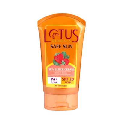 Picture of Lotus Herbals Safe Sun Sun Block Cream PA+ SPF 20