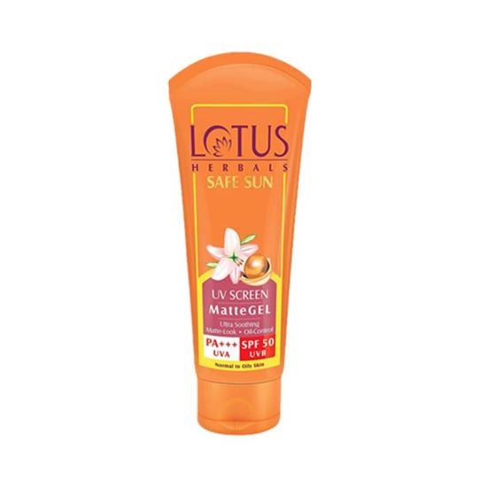Picture of Lotus Herbals Safe Sun UV Screen Matte Gel PA +++ SPF 50