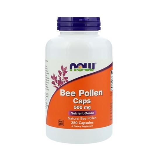 Picture of NOW Foods Bee Pollen Caps 500mg