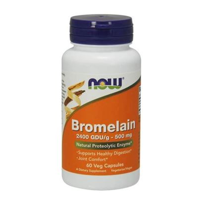 Picture of NOW Foods Bromelain 2400GDU/500mg Veg Capsule