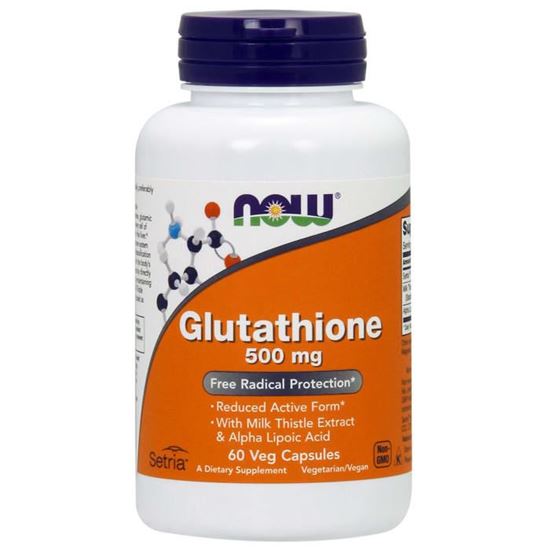 Picture of NOW Foods Glutathione 500mg Veg Capsule