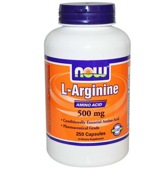 Picture of NOW Foods L-Arginine 500mg Capsule