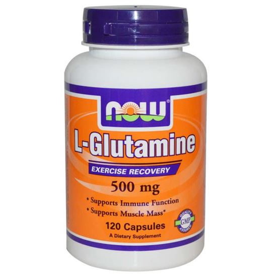 Picture of NOW Foods L-Glutamine 500mg Capsule