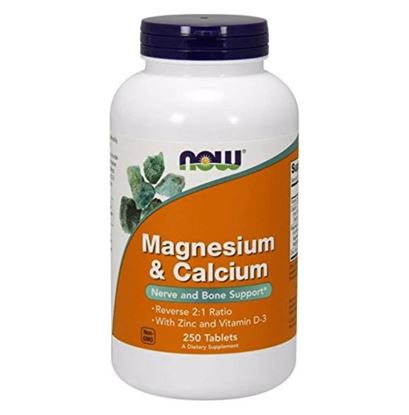 Picture of NOW Foods Magnesium & Calcium Tablet