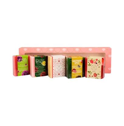 Picture of Nyassa Rose Collection - Set of 5 Soaps (150gm Each)