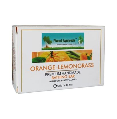 Picture of Planet Ayurveda Orange Lemon Grass Premium Handmade Bathing Bar Pack of 2