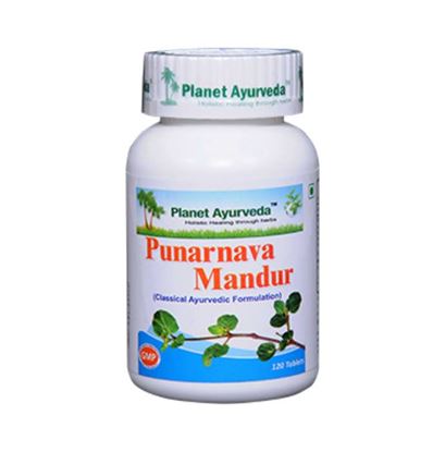 Picture of Planet Ayurveda Punarnava Mandur Tablet