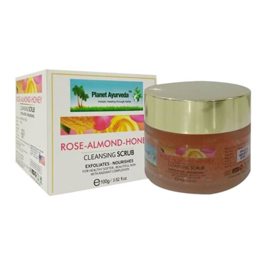 Picture of Planet Ayurveda Rose Almond Honey Cleansing Scrub