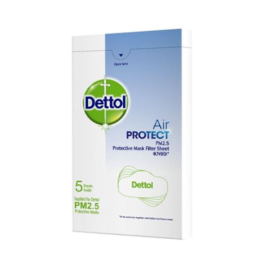 Picture of Dettol Air Protect Protective Mask Filter Sheet (Pack OF 5)