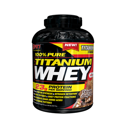 Picture of SAN 100% Pure Titanium Whey Chocolate Rocky Road
