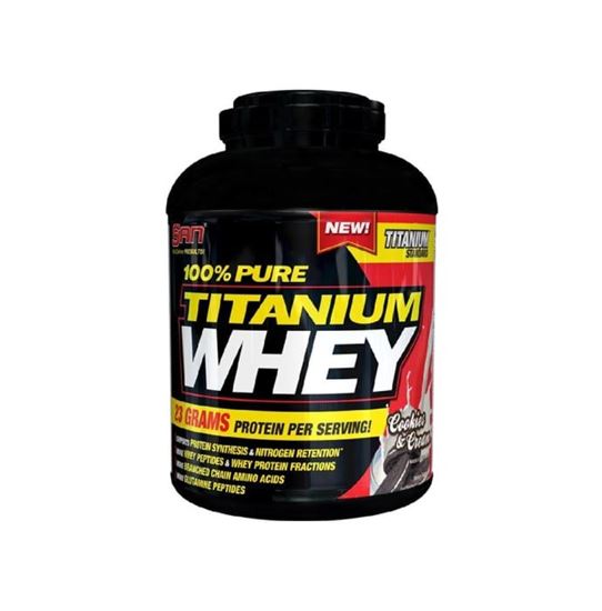 Picture of SAN 100% Pure Titanium Whey Cookies & Cream