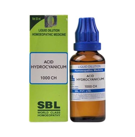 Picture of SBL Acid Hydrocyanicum Dilution 1000 CH