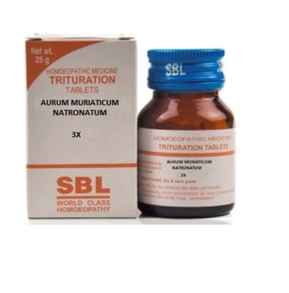 Picture of SBL Aurum Muriaticum Natronatum Trituration Tablet 3X