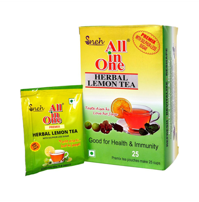Picture of Sneh All in One Herbal Lemon Tea Premix with Sulphur-Less Sugar