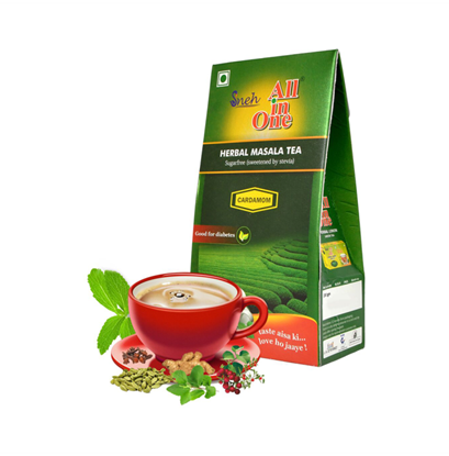 Picture of Sneh All in One Herbal Masala Tea Sugarfree Cardamom