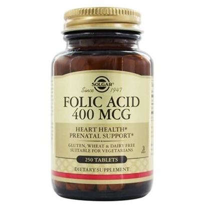 Picture of Solgar Folic Acid 400mcg Tablet