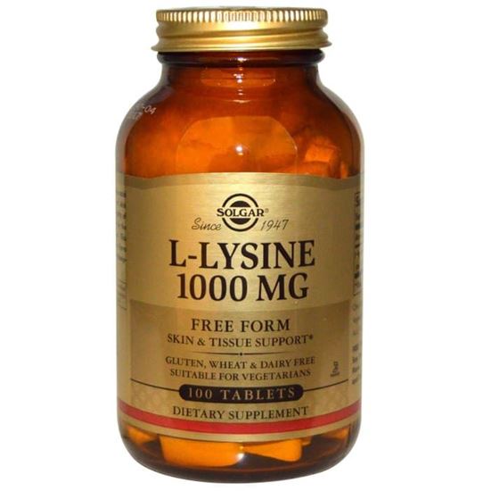 Picture of Solgar L-Lysine 1000mg Tablet