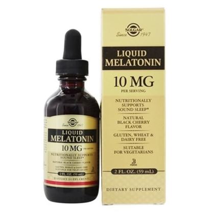 Picture of Solgar Liquid Melatonin Natural Black Cherry