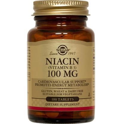 Picture of Solgar Niacin (Vitamin B3) 100mg Tablet