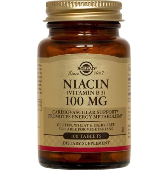 Picture of Solgar Niacin (Vitamin B3) 100mg Tablet