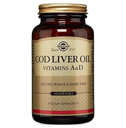 Picture of Solgar Norwegian Cod Liver Oil Softgels