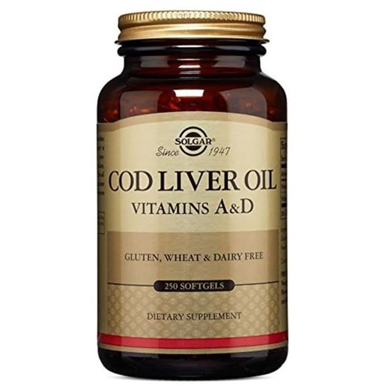 Picture of Solgar Norwegian Cod Liver Oil Softgels