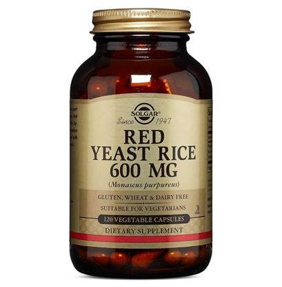 Picture of Solgar Red Yeast Rice 600mg Vegetable Capsule