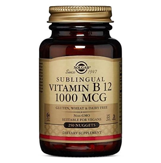 Picture of Solgar Sublingual Vitamin B12 1000mcg Nuggets