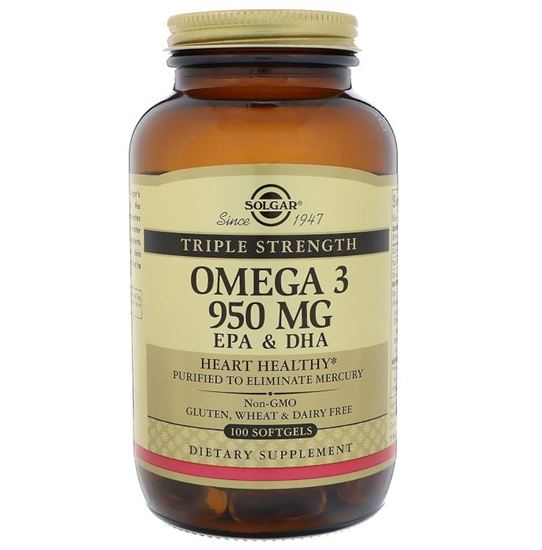 Picture of Solgar Triple Strength Omega 3 950mg Capsule