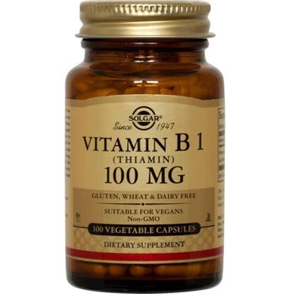 Picture of Solgar Vitamin B1 100mg Vegetable Capsule