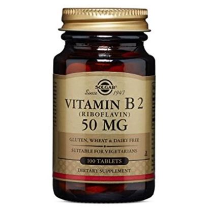 Picture of Solgar Vitamin B2 (Riboflavin) 50mg Tablet