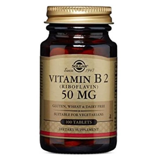 Picture of Solgar Vitamin B2 (Riboflavin) 50mg Tablet