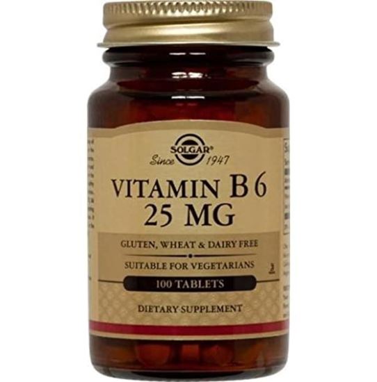 Picture of Solgar Vitamin B6 25mg Tablet