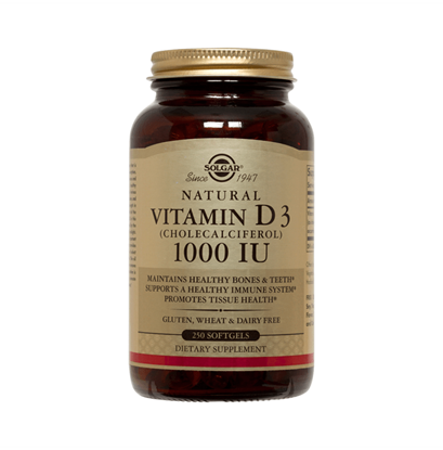 Picture of Solgar Vitamin D3 1000IU Softgels