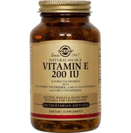 Picture of Solgar Vitamin E 200IU Vegetarian Sofgels