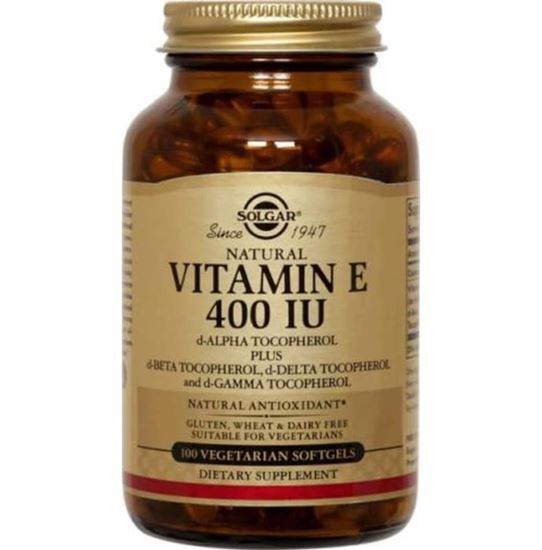 Picture of Solgar Vitamin E 400IU Vegetable Sofgels