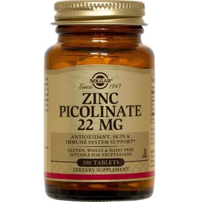 Picture of Solgar Zinc Picolinate 22mg Tablet