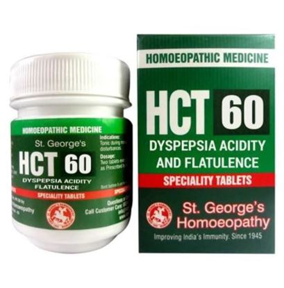 Picture of St. George’s HCT 60 Dyspepsia Acidity & Flatulence Tablet