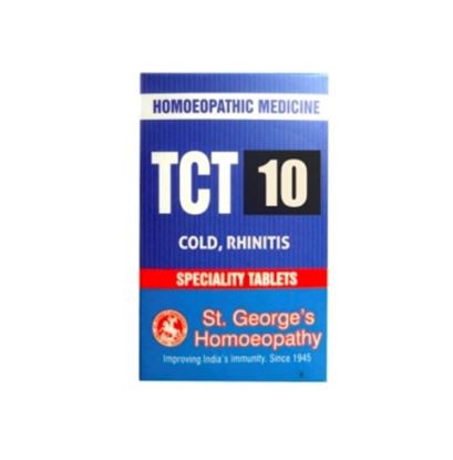 Picture of St. George’s TCT 10 Cold,Rhinitis Tablet