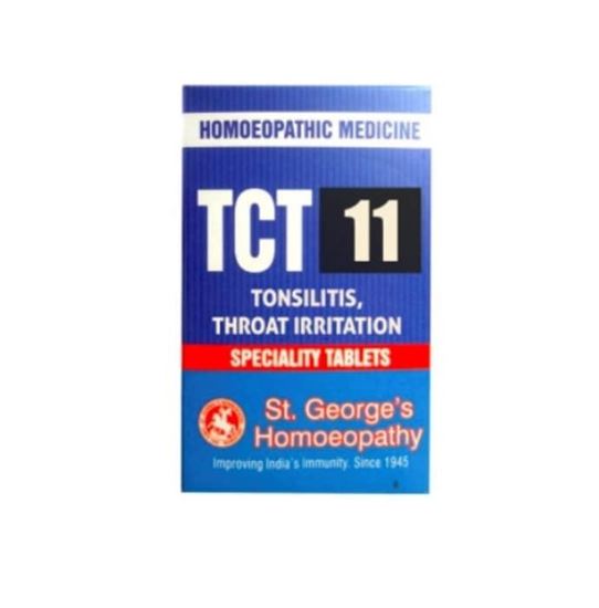 Picture of St. George’s TCT 11 Tonsilitis Throat Irritation Tablet