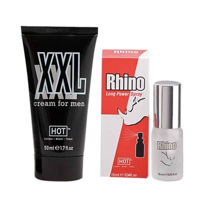 Picture of Thats Personal Combo Pack of HOT XXL Enhancement Cream & Rhino Long Power Spray for Men's Performance