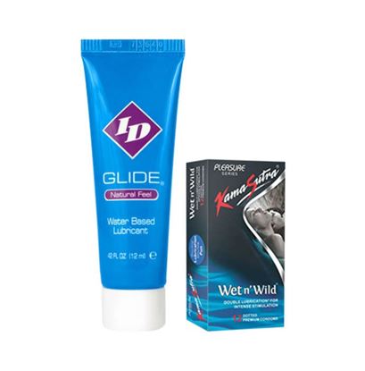 Picture of Thats Personal Combo Pack of ID Glide Water Based Lubricant 12 ml & KamaSutra Wet n' Wild Condom
